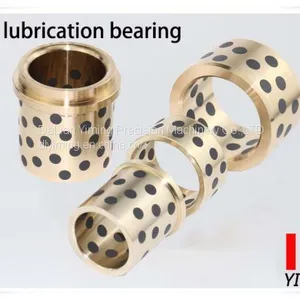 Self Lubricating Bearing, JDB Copper Oil-free Bushing, Solid Inlaid Graphite Bronze Sleeve Oilless Bush. thumbnail-5