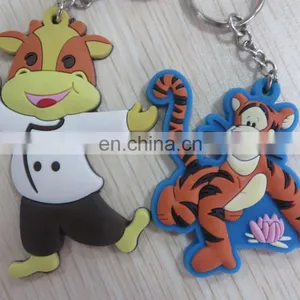 2016 New Custom Design Silicone Keychain With One Side Embossed Logo thumbnail-2