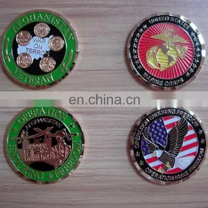 USA Operation Enduring Freedom Plated Gold Metal Commemorative Coins thumbnail-1