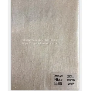 Polyster/Cotton Gray Fabric Suppliers thumbnail-1