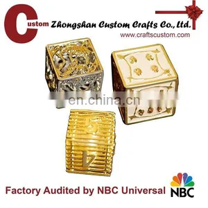 Custom Factory Price RPG Game Dice Sets in Bronze Material thumbnail-2