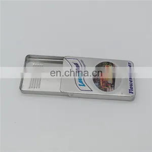 Slide Lid Curved Chewing Gum Candy Rectangle Metal Packaging Tin Boxes thumbnail-4