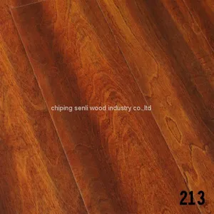 Antique Oak Parquet 12mm V Groove Laminate Flooring thumbnail-1