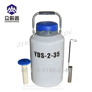 2 Liter Small Liquid Nitrogen Container Cryogenic Container thumbnail-1