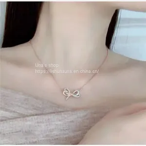 Swarovski's Beating Heart Necklace Femininity Pendant Clavicle Chain Valentine's Day Gift thumbnail-1