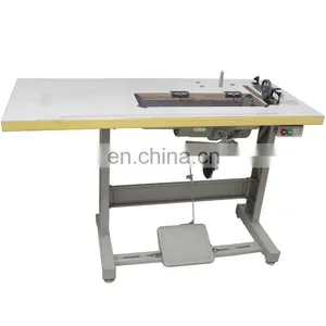 BA 4420 CUSTOMIZED COMPOUND FEED FLAT BED DOUBLE NEEDLE HEAVY DUTY LEATHER BAGS MAKING INDUSTRIAL SEWING MACHINE thumbnail-3