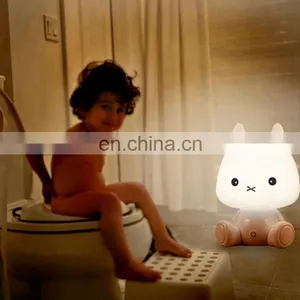 Animal Led Table Lamp White Night Light Reading Lamp for Kids thumbnail-1