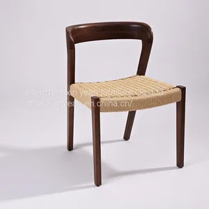 Danish Design Darwen Rattan Chair in Solid Wood Frame thumbnail-1