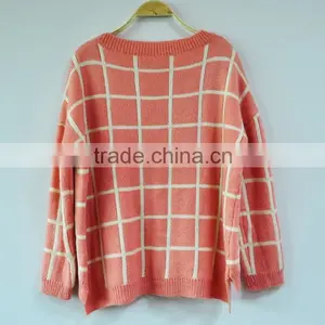 Batwing Mohair Sweater for Women Cute Pattern Knitting Loose Sweater thumbnail-2
