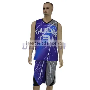 Best Quality Youth Reversible Basketball Jerseys/uniforms for Team Wholesale thumbnail-5