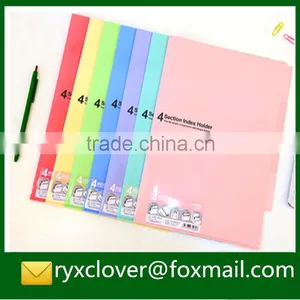 Colorful Sheet Protector L Shape Plastic File Sleeve Quality Choice thumbnail-2