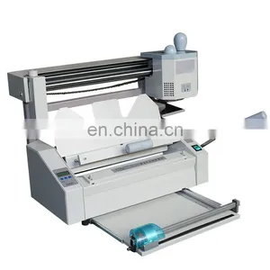 Hot Melt Manual Perfect Binder Book of Glue Binding Machine for Office Use thumbnail-1