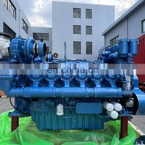 Fictory Direct 882kw/1200hp Weichai Baudouin 12M33 Series 12M33C1200-18 Marine Diesel Engine thumbnail-5