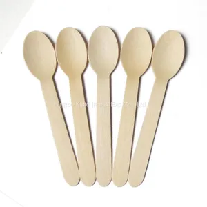 Heavy Duty Biodegradable Compostable Wooden Cutlery Set Forks, Knives And Spoons. (1000/Case) thumbnail-3