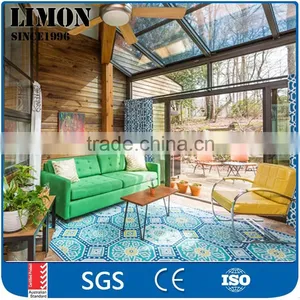 High Quality Beautiful Color Aluminium Lowes Sunrooms for Sale thumbnail-1