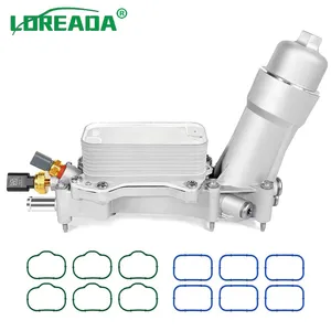 68310865AB Full Aluminum Engine Oil Cooler Filter Housing Assembly For Dodge Chrysler Jeep 2011-2022 3.6L thumbnail-1