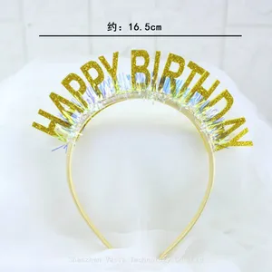 Custom Letter Birthday Headbands - Kids' Party Hair Hoops, Customizable Decor Supplies thumbnail-5