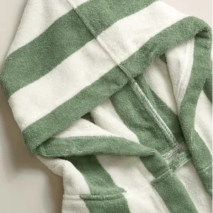 Quality Bathrobe With OKEO-TEX and BSCI Accept OEM Design and Size Requirement for Adults and Kids thumbnail-2