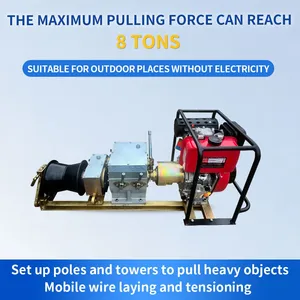 CHANGYUN 8T Diesel Winch (Shaft Drive) - Heavy-Duty Motorized Grinder thumbnail-2