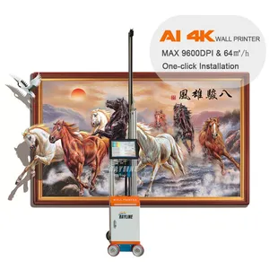 Wall Art Printer UV Wall Printer HD16 Head for Home Decor Wall Mural Painting Hotel Lobby Decoration thumbnail-3