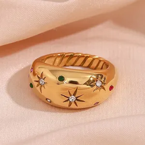 Stainless Steel Ring 4mm Classic Design Laser Engraving Ready Supplier Durable thumbnail-1