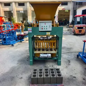 QT4-35 Semi Automatic Cement Hollow Block Making Machine Multifunctional Concrete Paver Brick Maker ISO CE Factory Supply thumbnail-2