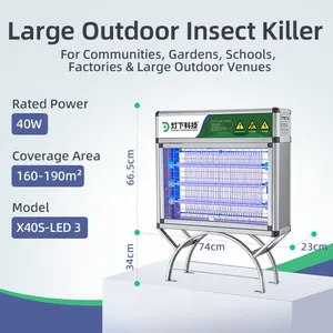 IEC Quality Standard 220V UV Trap LED Professional Lighting Outdoor Mosquito Lamp for Factory thumbnail-2
