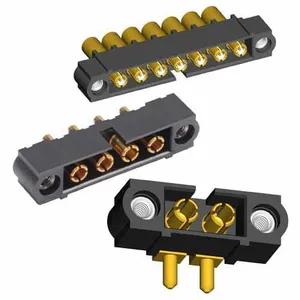 Harwin M80‑5000000M1‑06‑335‑00‑000 Male Cable Plug Kit, 4.0mm , 20A Power Connector, 12 AWG thumbnail-2