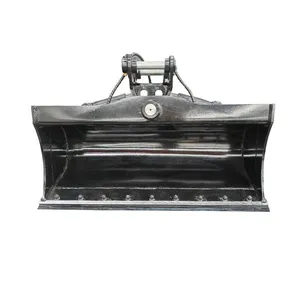 5T Excavator Tilt Bucket Dual Cylinder 45 Degree Tilt Bolt-On Reversible Edge No Teeth Grading Ditch Cleaning thumbnail-5