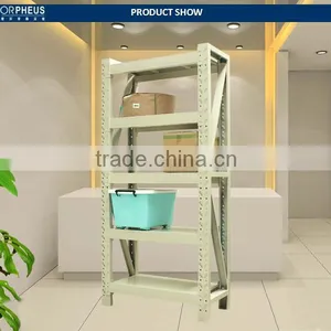 MDF Free Standing Storage Goods Shelf 4 Tier Storage Racks thumbnail-6