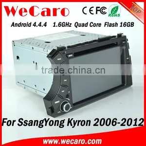 Wecaro Android 4.4.4 WIFI 3G Car Dvd Player for Ssangyong Kyron Gps Navigation Multimedia System 2006 -2012 thumbnail-2