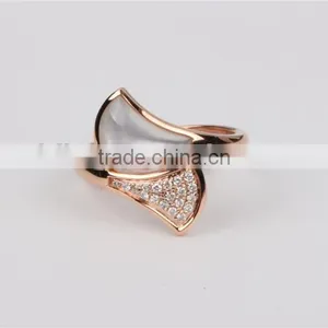 Italy Famous Jewellry 14K Gold Diamonds Ring Fashion Jewelry thumbnail-5