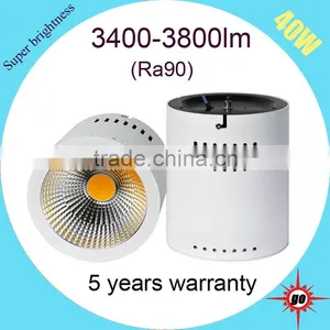Round 40w Surface Mounted Led Downlight With Ip44 Rating thumbnail-2