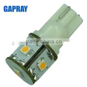 194 5SMD 2835 Amber T10 LED Turn Signal Front Side Marker Bulb Lamp thumbnail-1