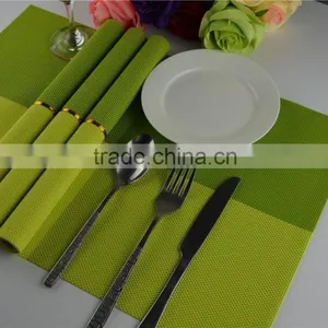 Bright Color Shinny Green Table Mats Placemats for Dining Heat Insulation Kitchen Placemat Table Decoration thumbnail-6