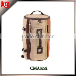 2014 Hot Selling Canvas and Leather Backpacks, Canvas Backpack Wholesale thumbnail-1