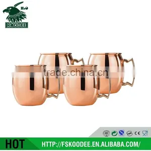 Brass Handle Hammered Moscow Mule Mug thumbnail-1