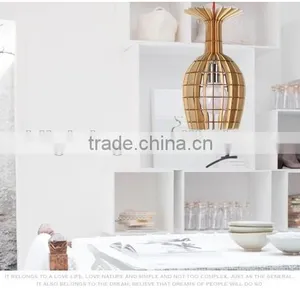 Wooden LED Pendant Light JK-8005B-33 Wooden Restaurant Pendant Lighting E27 Lampholder thumbnail-2