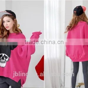 High Quality Thick Skull Printed Neckcrew thumbnail-4