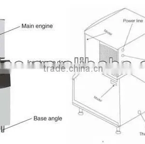 China Hot Sale Western Restaurants Split Machine Automatic Ice Maker thumbnail-2
