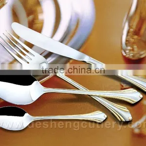 Golden Cutlery Steel Kitchen Cutlery Spoons for Mail Order thumbnail-1