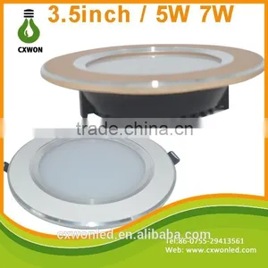 5w Elegant Golden Downlight Housing Round Aluminum Fixture 100mm Hole Size Led Downlight Wall Mounting thumbnail-1