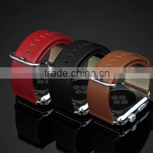 Fashion Series Genuine Leather Watch Band For IWatch Wrist Strap For 42MM Apple Watch MT-4302 thumbnail-4