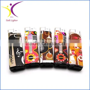 2016 Customized Sticker Refillable Plastic Electronic Lighter for Cigarette thumbnail-1