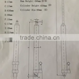 5Ton 8Ton 12Ton High Quality Hydraulic Long Ram Jack for Sale thumbnail-4