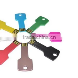 2016 Fashion New 32GB Key Chain 2.0 USB Flash Drive 64B 8GB WaterprGB 16GB Pen Drive 4Goof Metal Key Model USB Memory Stick thumbnail-2