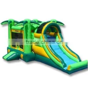 Commercial Jungle Inflatable Bouncer Slide for Sale thumbnail-3