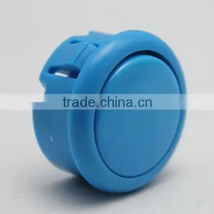 30mm Blue Plastic Arcade Game Machine Push Button Electric Pushbutton Switch Momentary Game Rocker Accessories thumbnail-1