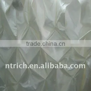 Fascinating!!! White Colour Satin Table Cloth/table Skirt,honeycomb Style,fashion Design thumbnail-1
