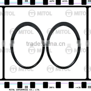 HEAD LAMP RIM For Mini Cooper R50 01-06 Gloss Black ABS Cover thumbnail-1